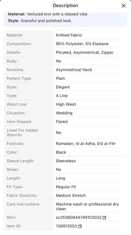 Black One-Shoulder Asymmetrical A-Line Maxi Dress - photo 3