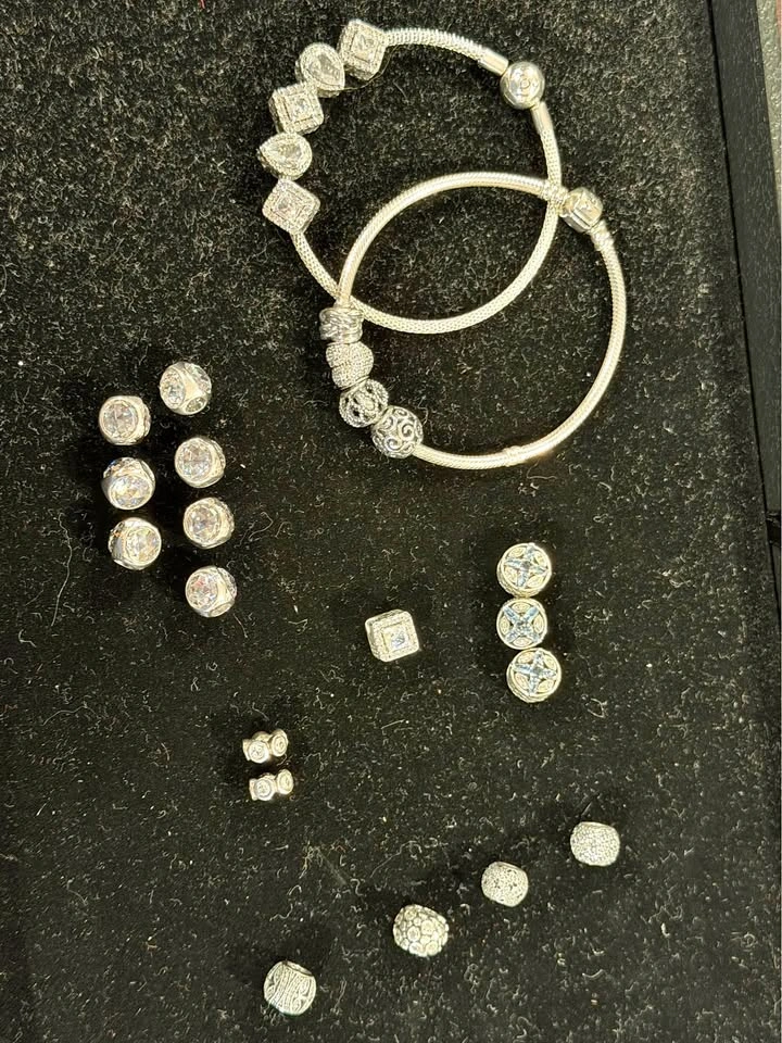 Pandora Charm Bracelet Lot