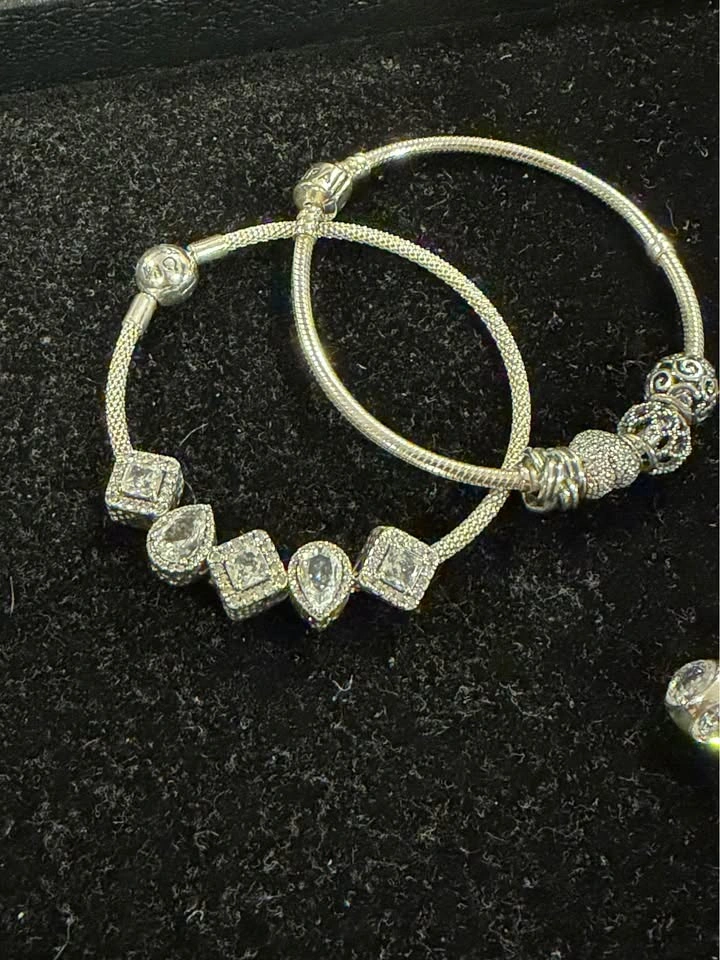 Pandora Charm Bracelet Lot - photo 2