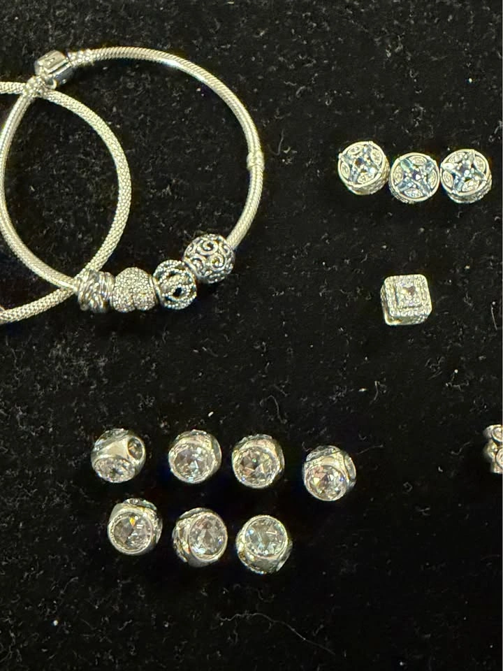 Pandora Charm Bracelet Lot - photo 3