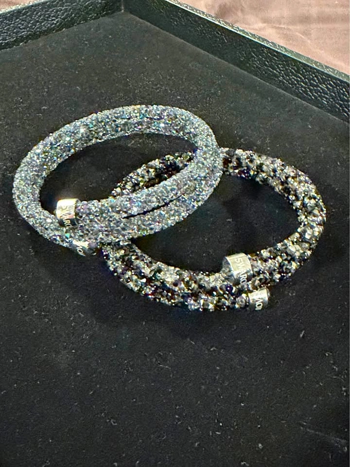 Swarovski Crystaldust Wrap Bracelets, New without box