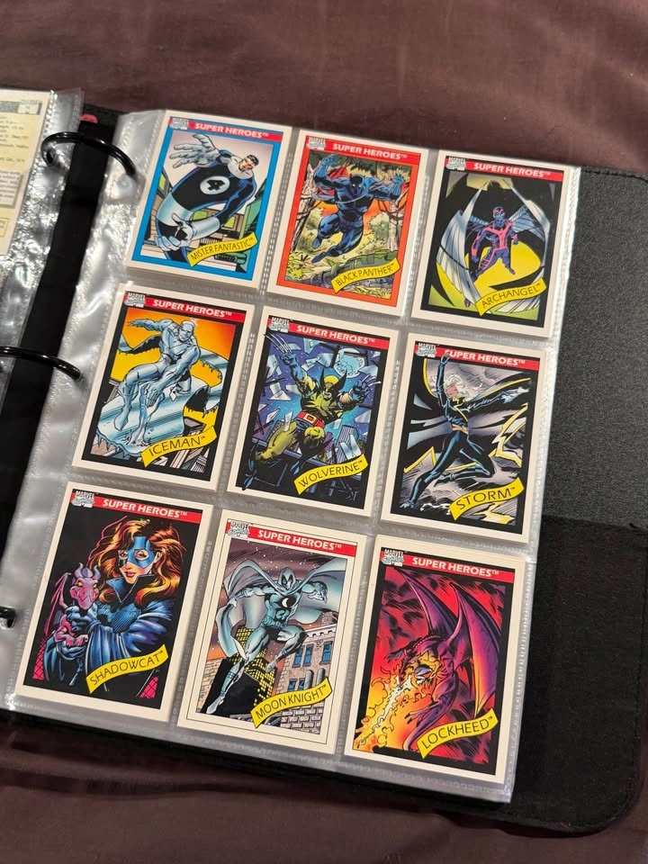 1990 Impel Marvel Universe Series 1 Trading Cards with Binder - photo 3