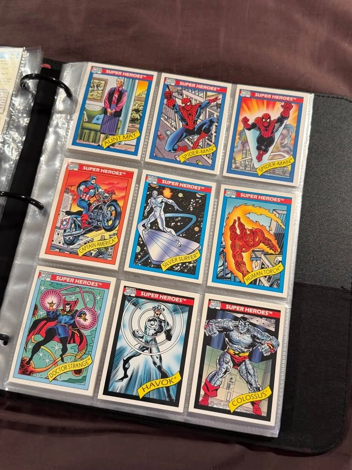 1990 Impel Marvel Universe Series 1 Trading Cards with Binder - photo 4