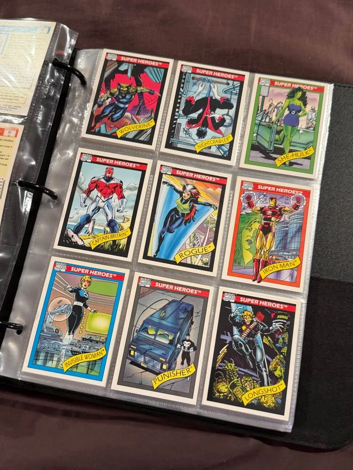 1990 Impel Marvel Universe Series 1 Trading Cards with Binder - photo 5