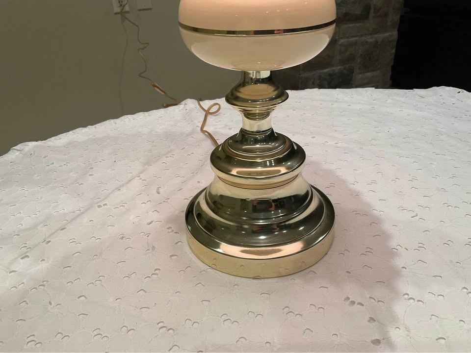 Table Lamp 1980’s Vintage Enamel - photo 5