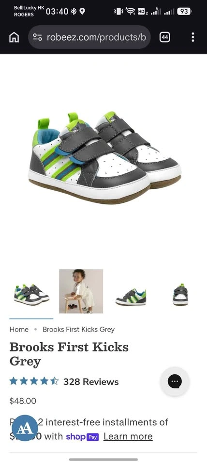 (Brand New) Robeez Brooks First Kicks 9-12M - photo 4