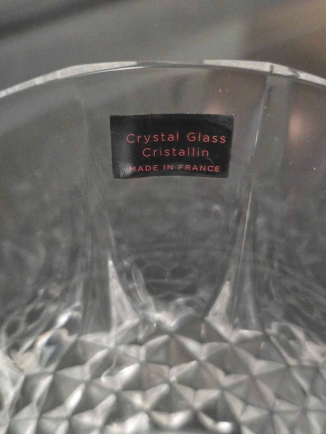 4 Cristal d’Arques Longchamp Crystal Whisky Glasses - photo 2