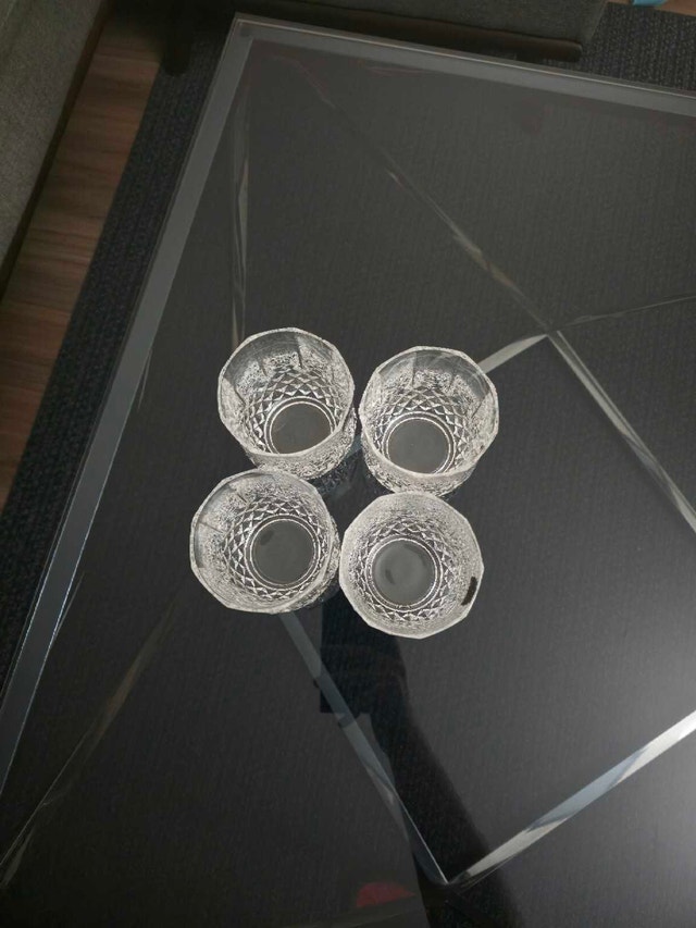 4 Cristal d’Arques Longchamp Crystal Whisky Glasses - photo 5