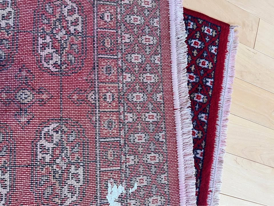 Persian Style Red Bukhara Runner Rug 47” X 23.5” - photo 2