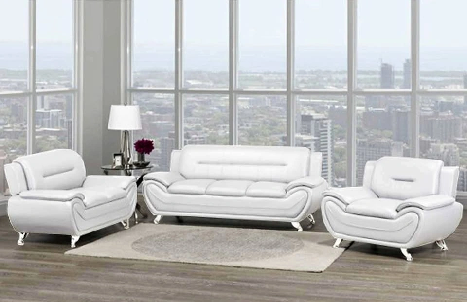 3+2+1 Leather Sofa Set | Brand New Living Room Furniture
