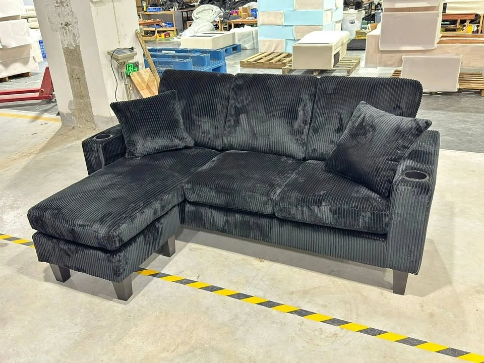 Brand New 3 Seater Sectional Sofa With Left Chaise