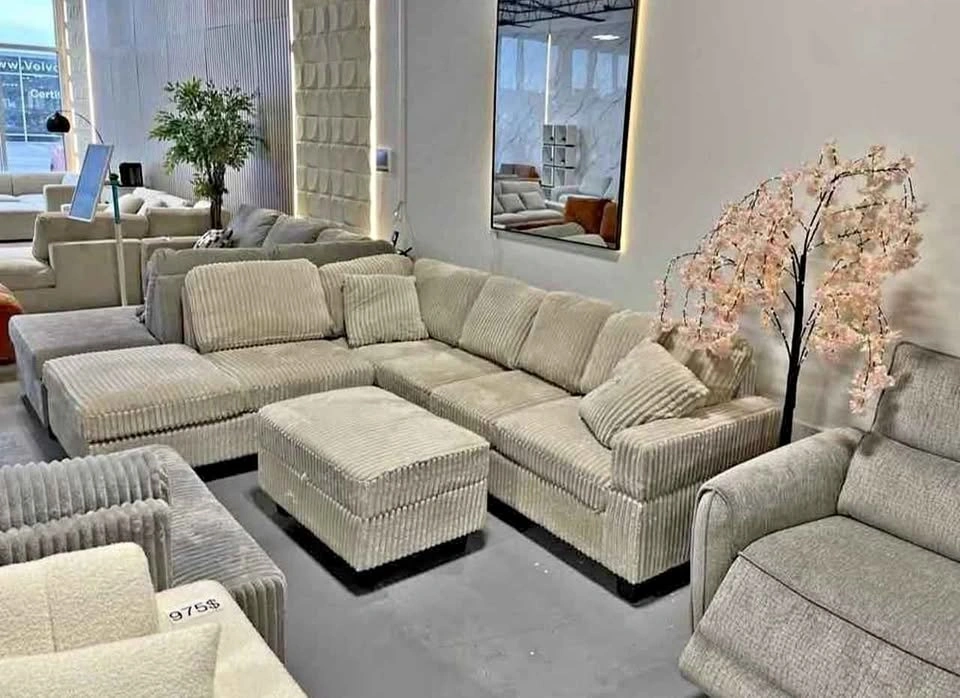 New Premium Couch For Sale 6 seater with Matching Ottoman