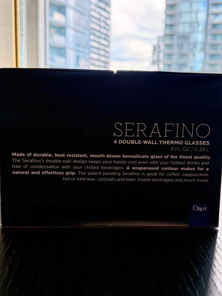 4 Ozeri Serafino Double Walled Thermo Glasses (8oz) - photo 2