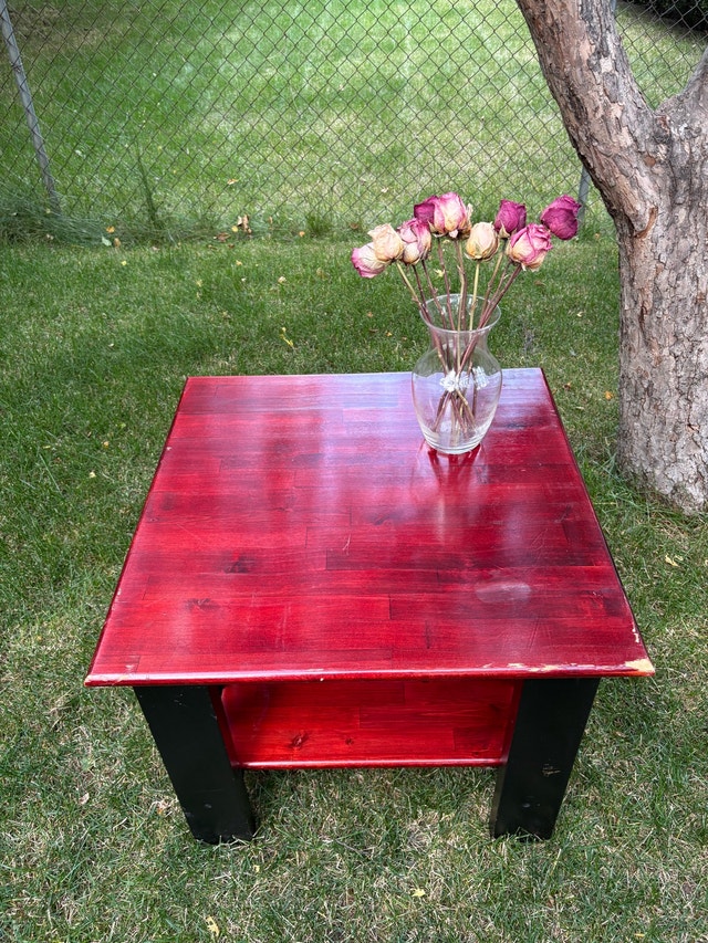 Mission Style Side Table - photo 3