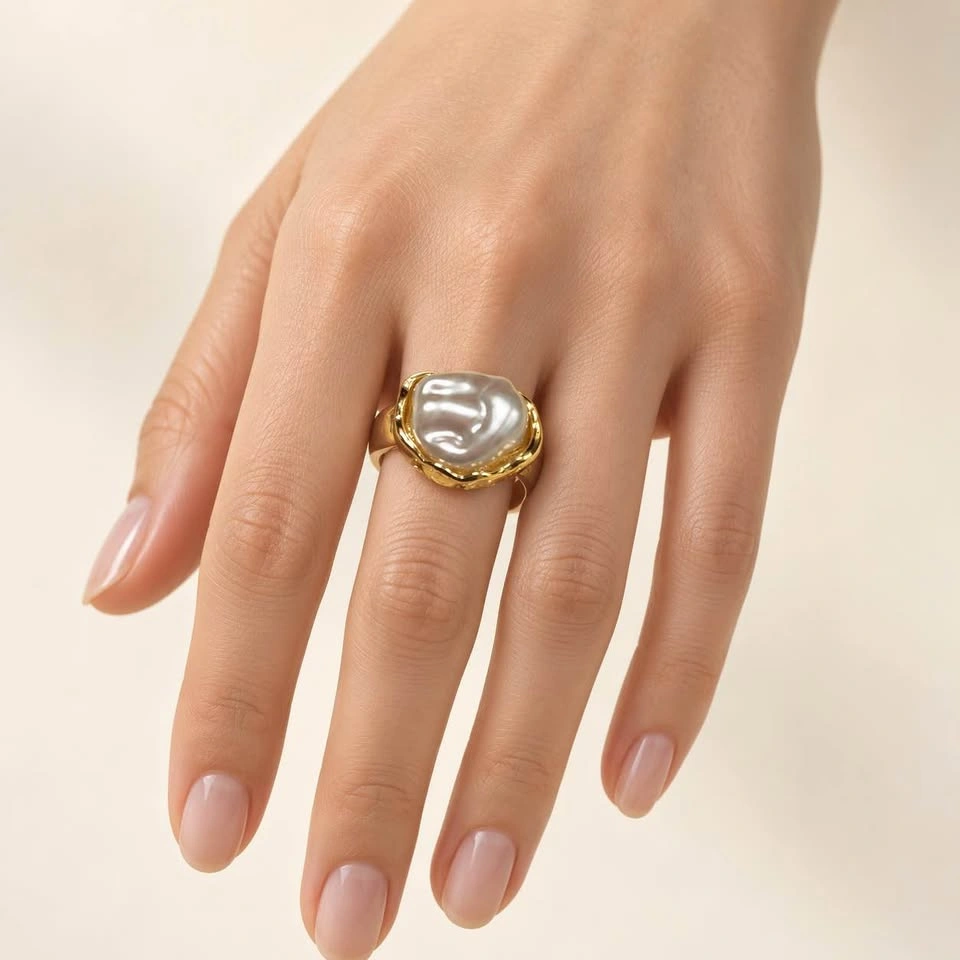 Matching earring and ring set - photo 2