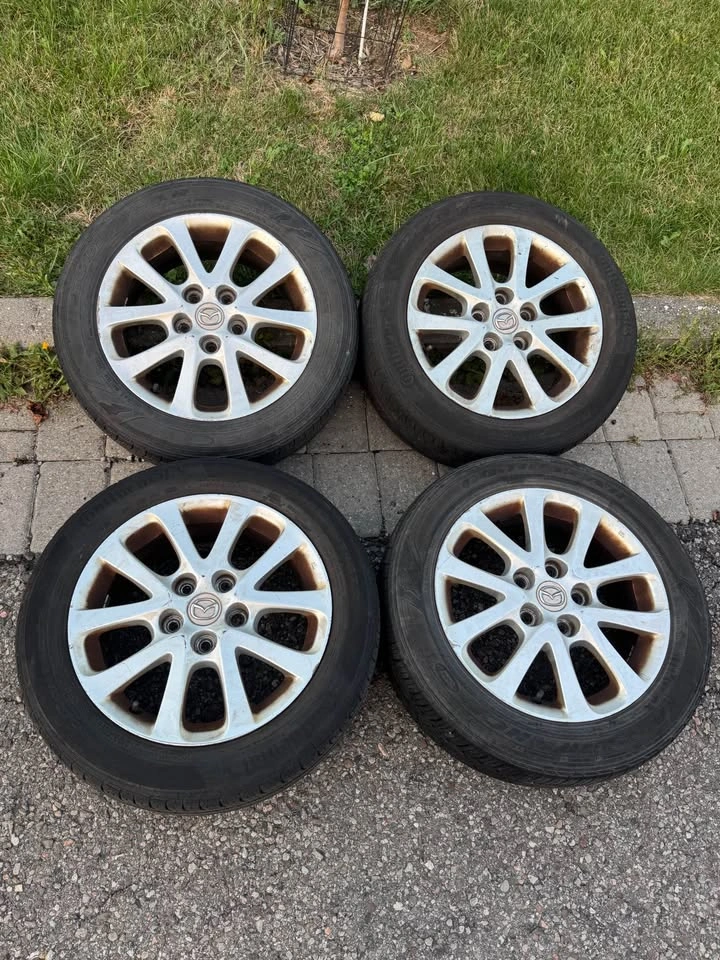 Mazda 3 / Mazda 5 / CX-3 Tires on Rims 205 55 R16 - Set of 4 - photo 2