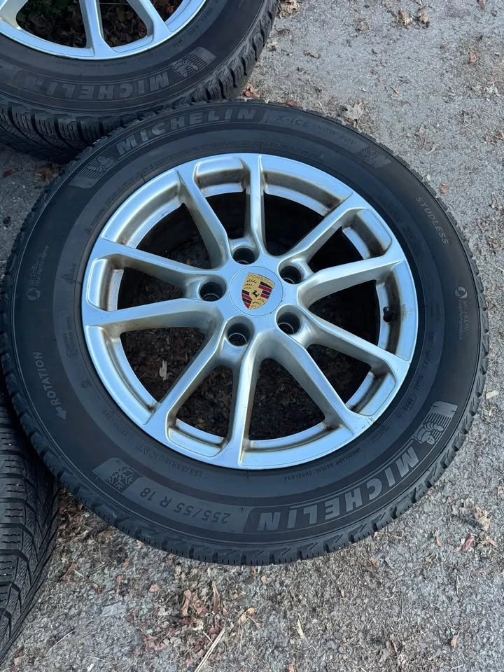 Porsche Cayenne Winter Tires on Rims 255/55 R18 with TPMS - photo 2