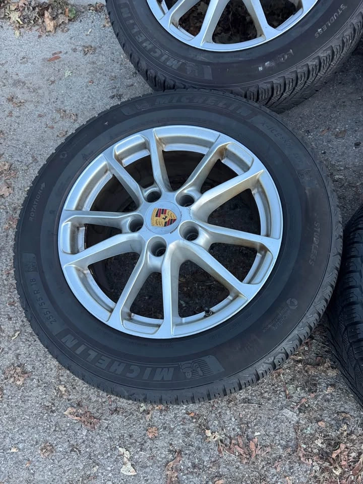 Porsche Cayenne Winter Tires on Rims 255/55 R18 with TPMS - photo 3