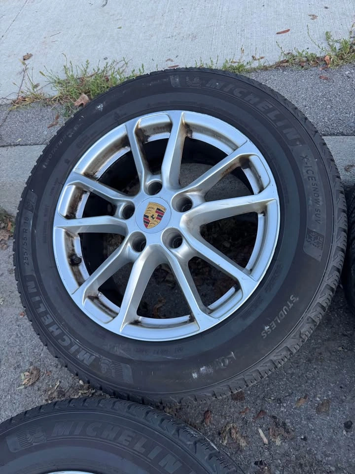 Porsche Cayenne Winter Tires on Rims 255/55 R18 with TPMS - photo 4