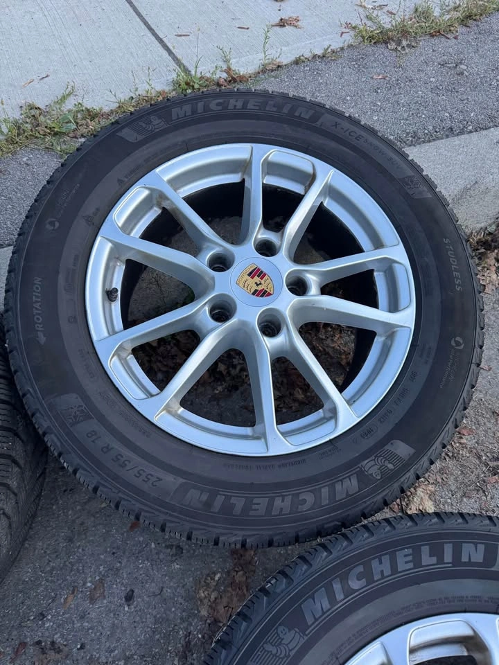 Porsche Cayenne Winter Tires on Rims 255/55 R18 with TPMS - photo 5