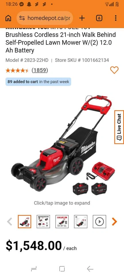 MILWAUKEE M18 FUEL Self Propelled Mower Brand new in box - photo 2