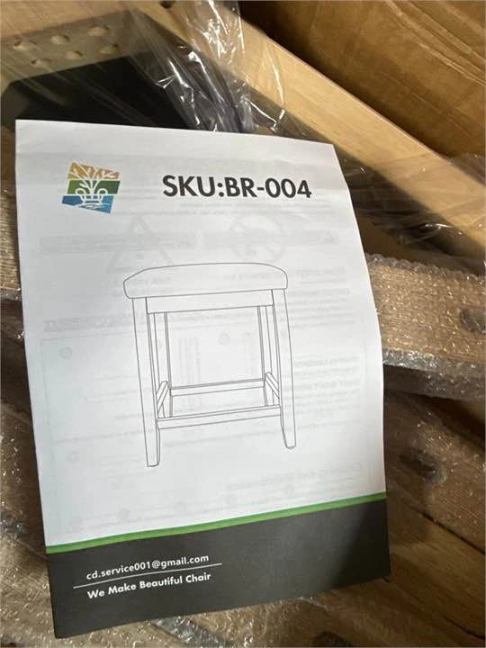 2pcs Minimalist Oak Stools - photo 3