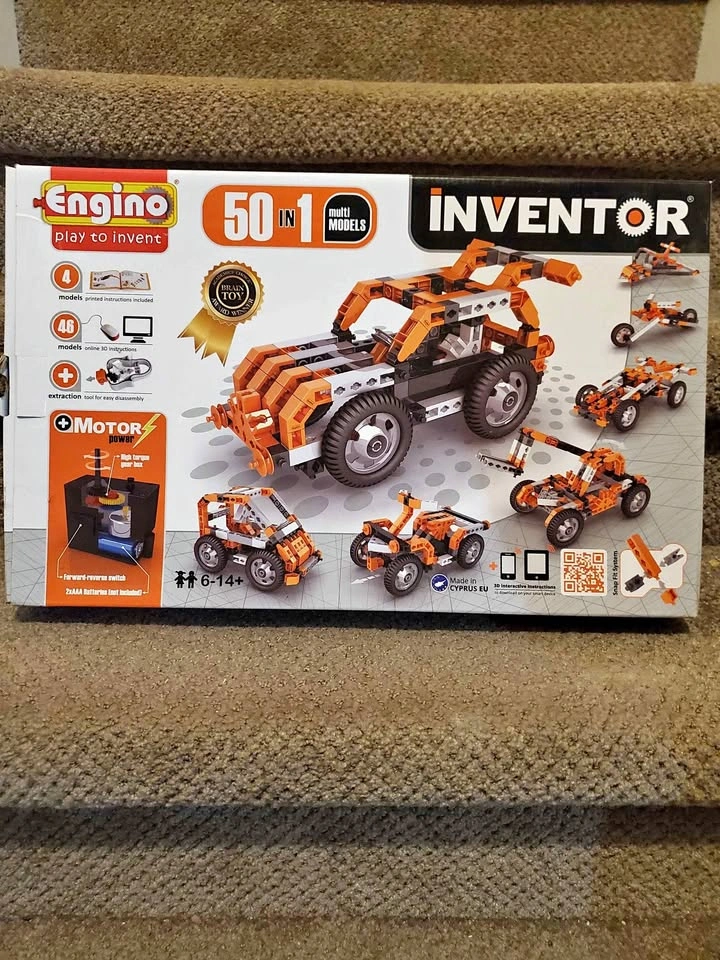 Engino Inventor 50-in-1 Multi Models Motorized Building Set
