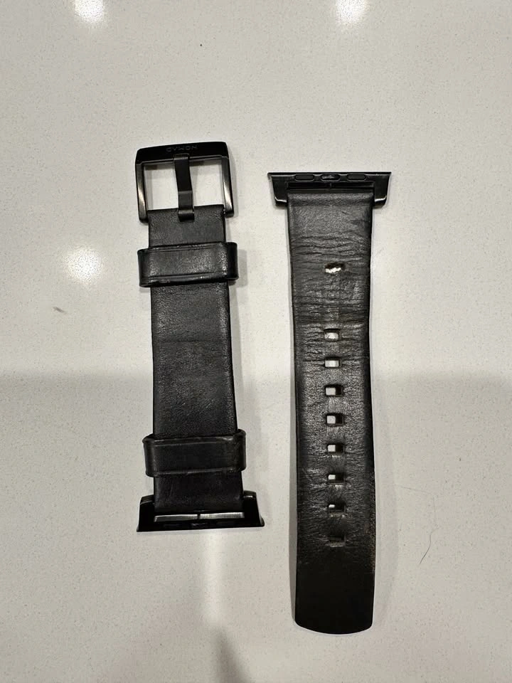 Nomad Apple Watch Leather Band | Black