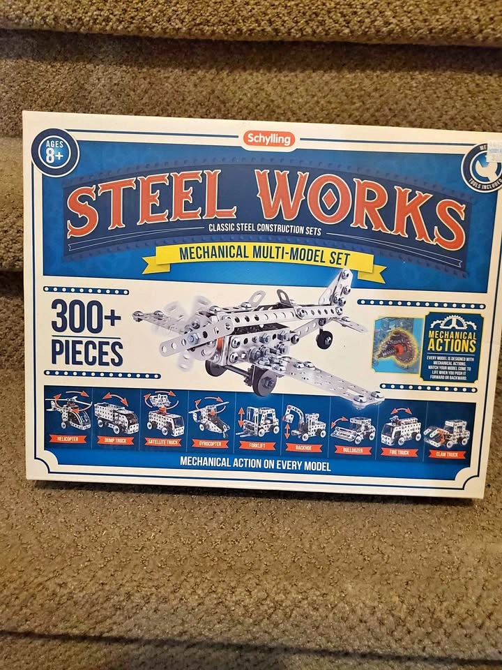 Schylling Steel Works Mechanical Multi-Model Set