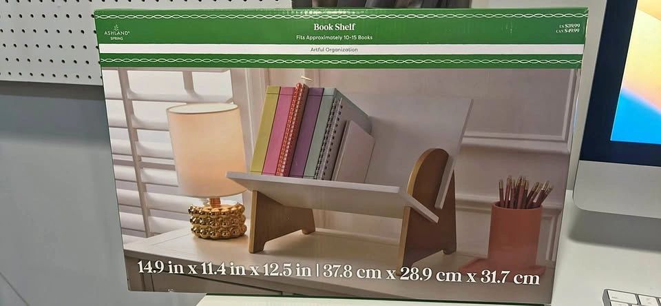Ashland Spring Book Shelf - tabletop book shelf
