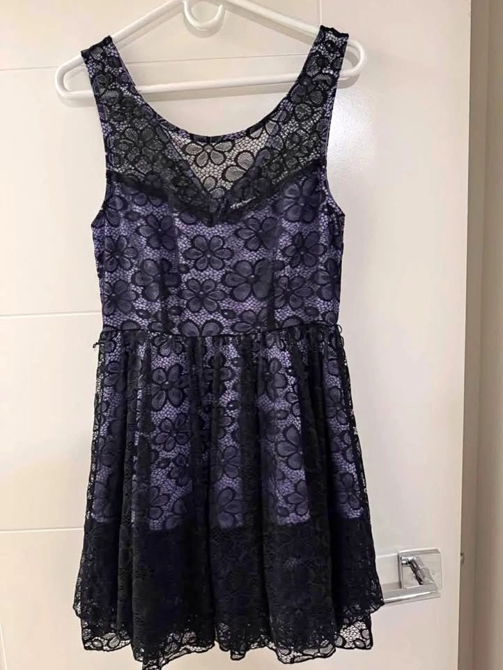 Purple lace dress size medium