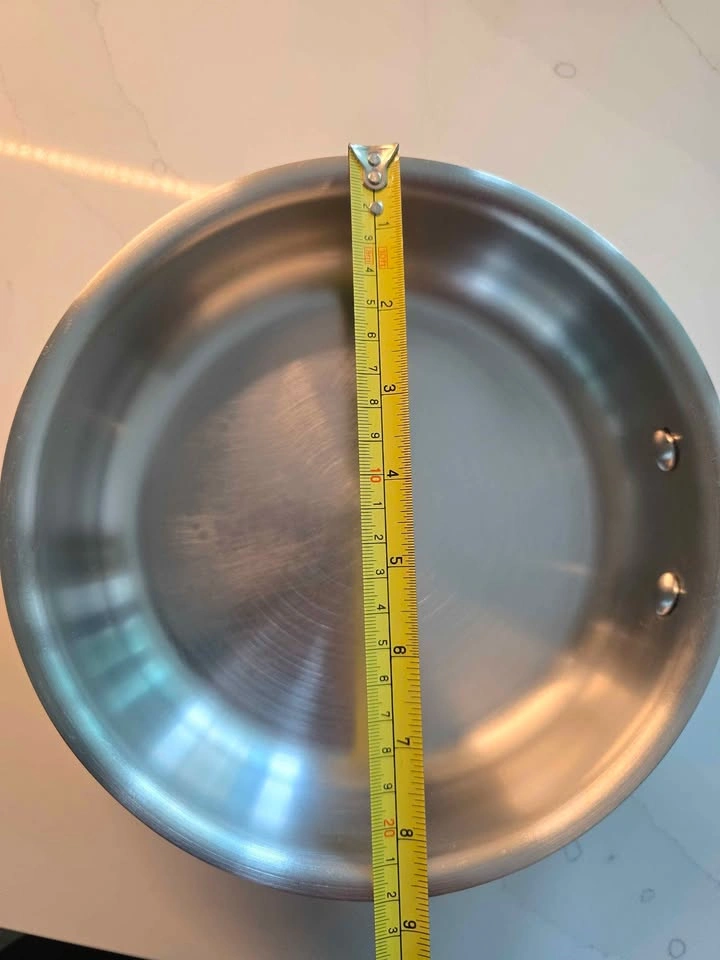 Cuisinox 3-Ply 18/10 Stainless Steel Frying Pan + Lid – 8" / 20c - photo 5