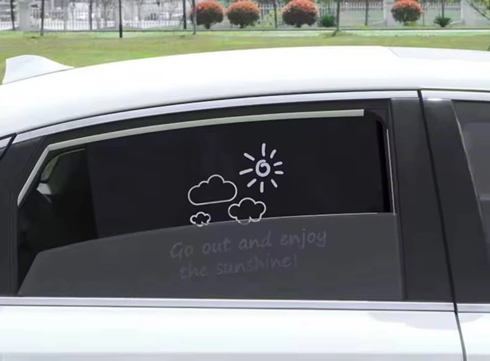 Car window sunshade curtain & uv protection & privacy - photo 2