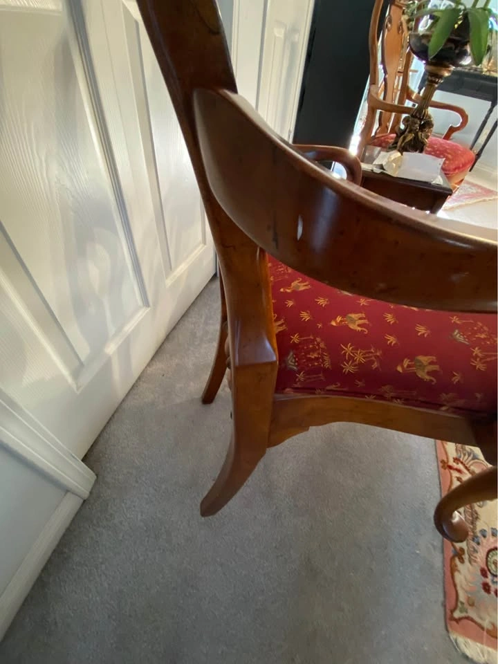 Gorgeous Ornate Carved Wood Armchairs – Matching Pair - $600 - photo 4