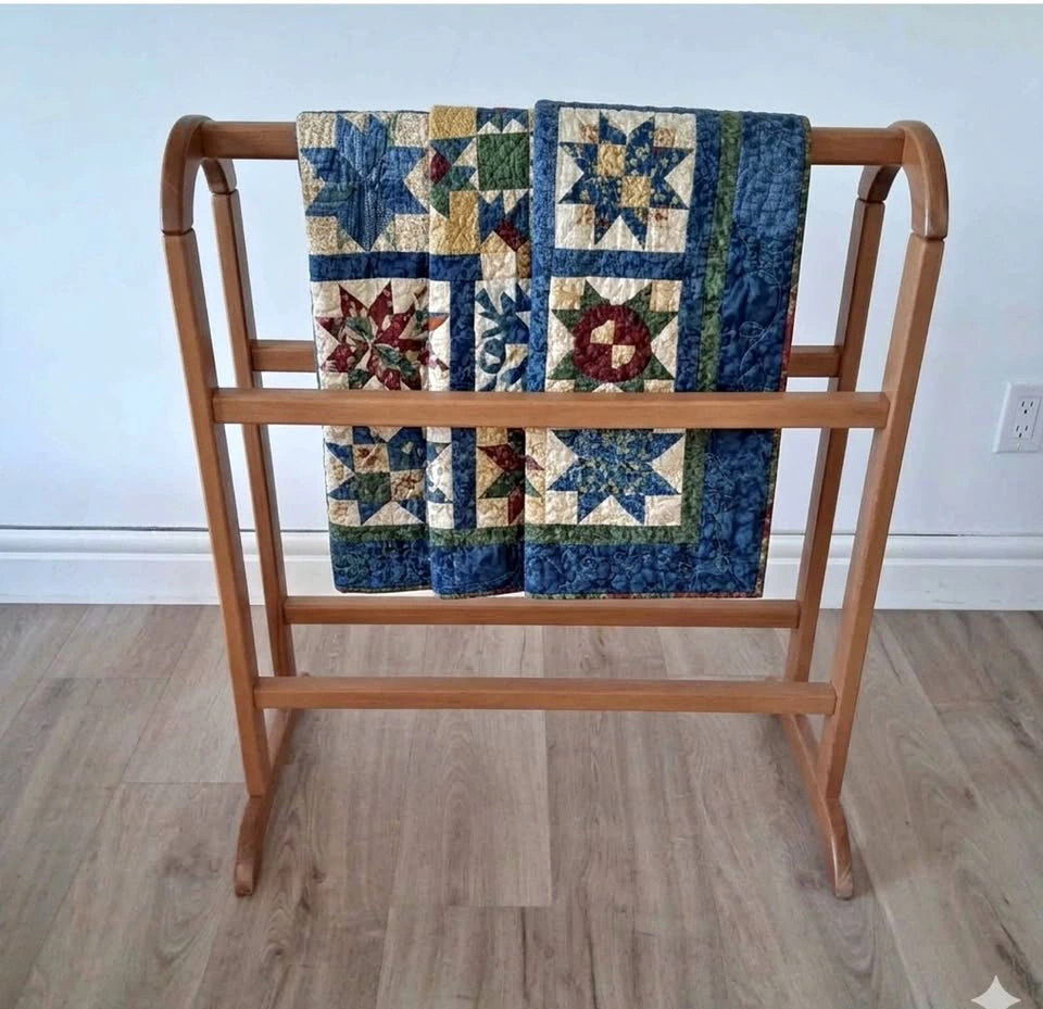 MidCentury FBJ Mobler Danish Modern Teak Blanket Quilt Stand