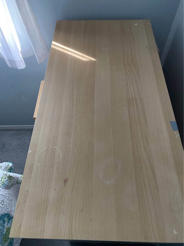 LIGHT WOOD 3-DRAWER DRESSER / CHEST - photo 2