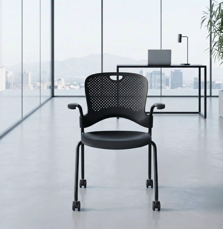 Herman Miller Caper Chair Black Home Office Stacking - photo 2