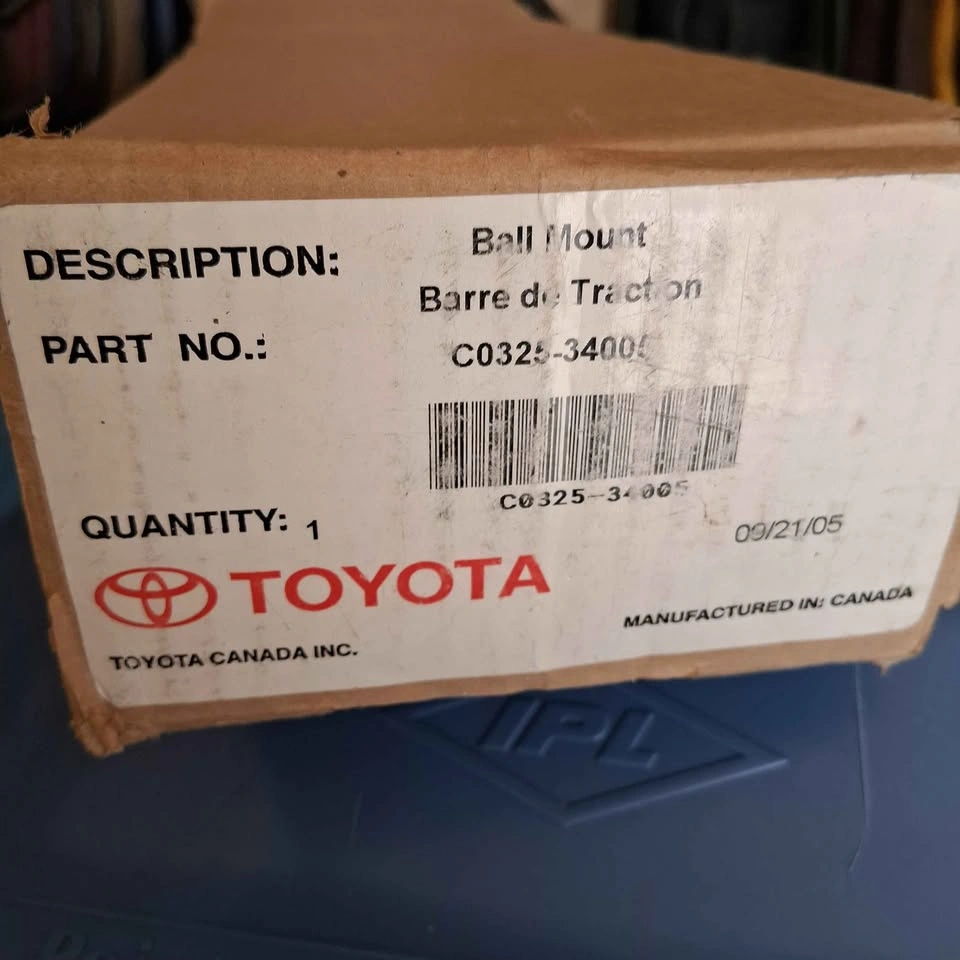 Toyota OEM Ball Mount Platform Trailer Hitch Pin & Clip 4" drop - photo 3