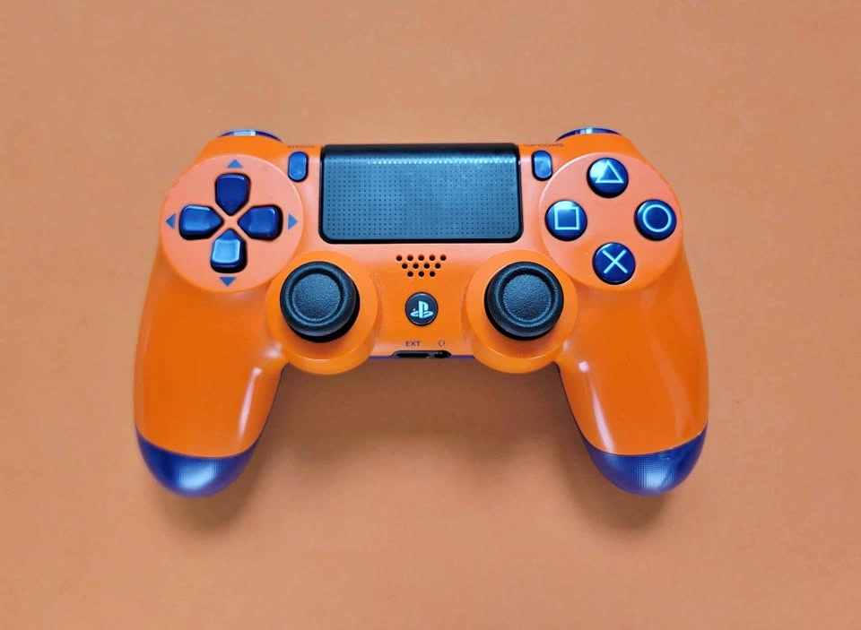 Sunset orange ps4 controller
