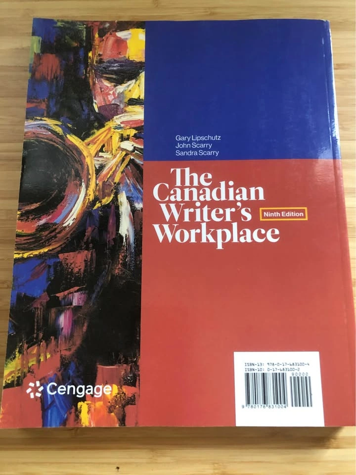 The Canadian Writer's Workplace - Ninth Edition (current) - photo 2