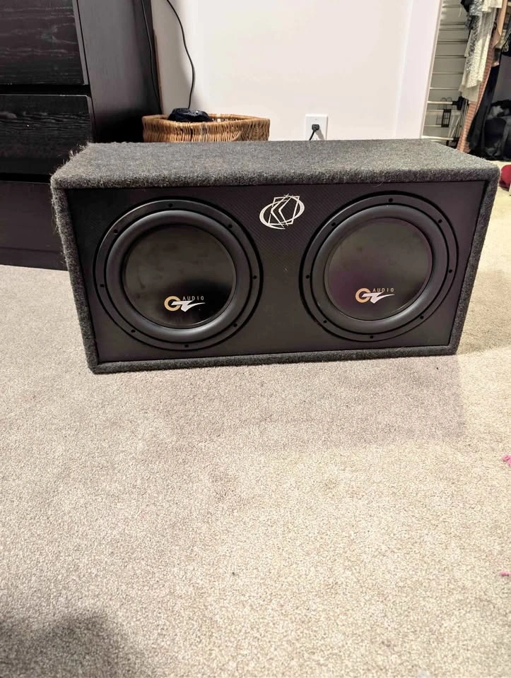 Dual 12" Oz Audio Vector Subs in Kicker Ported Box (2-Ohm)