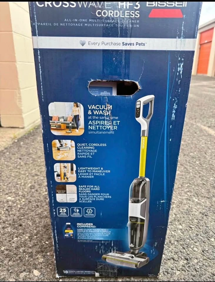 Bissell CrossWave HF3 Cordless Multi-Surface Cleaner