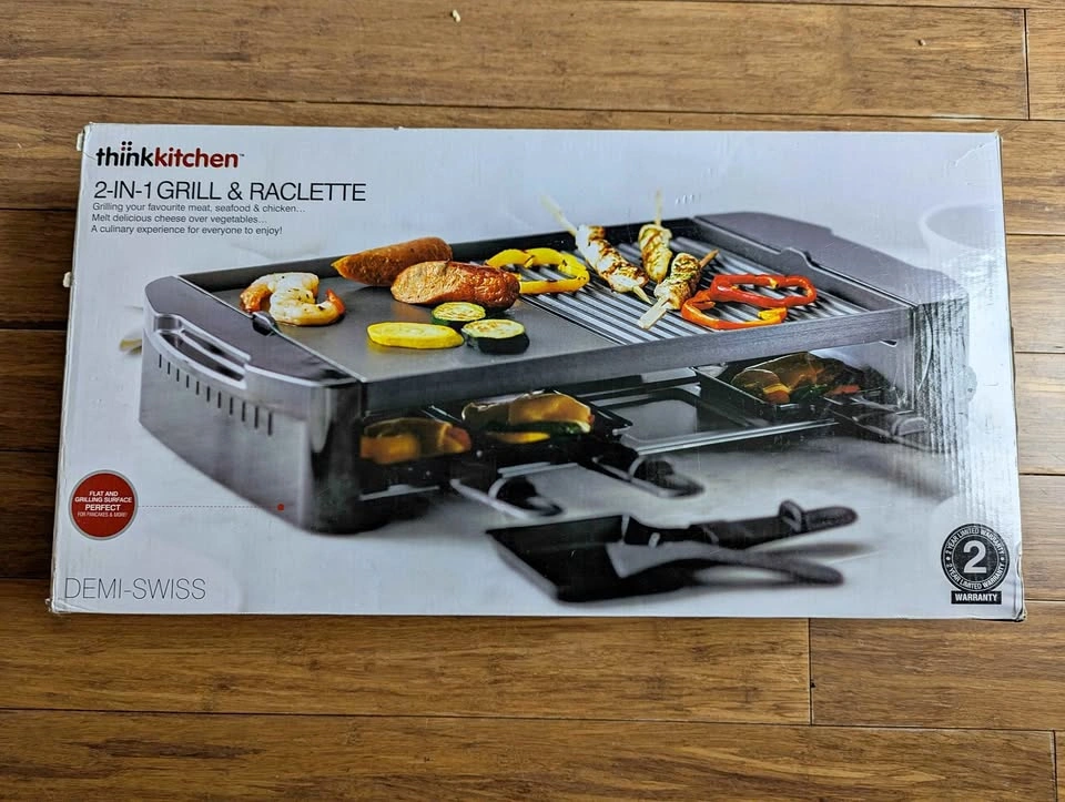 ThinkKitchen 2-in-1 grill and raclette