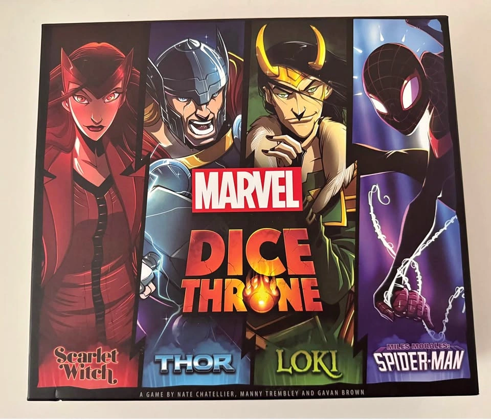 Marvel Dice Throne 4 Heroes + Sleeves + Promos/Mythics