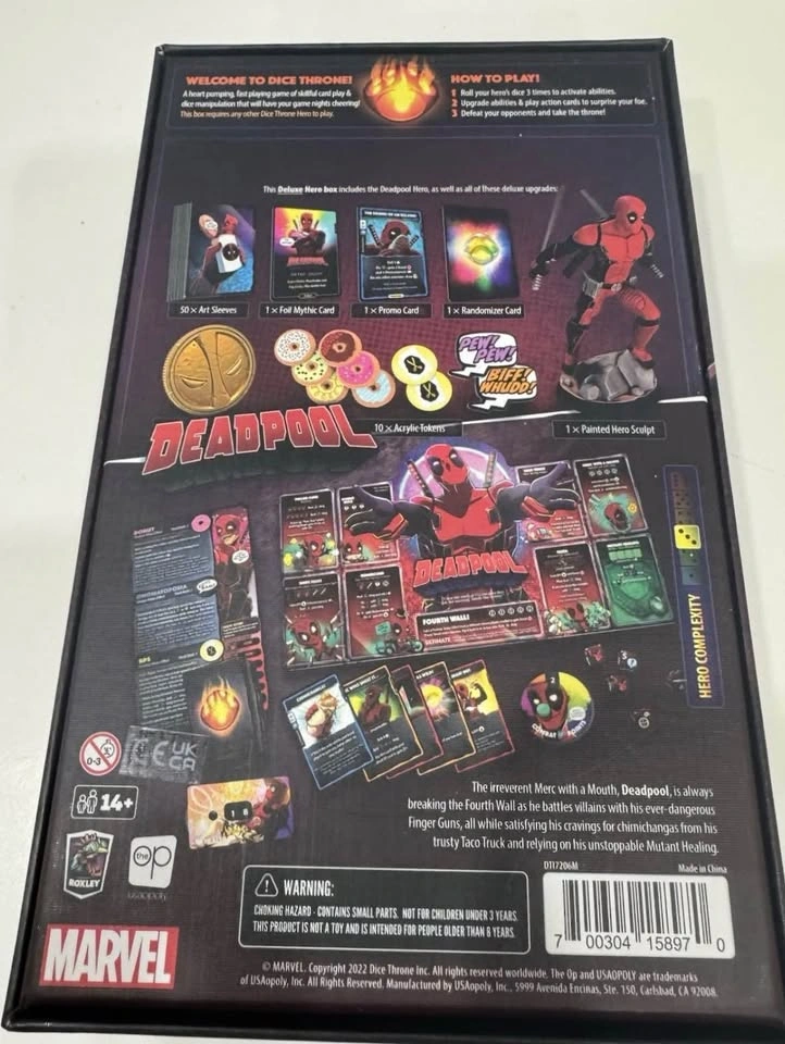 Marvel Dice Throne Deadpool - photo 2