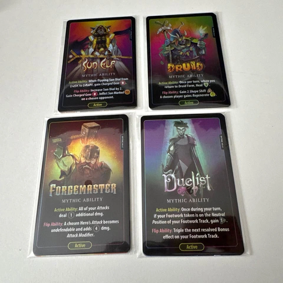 Dice Throne Promo Packs: Druid, Sun Elf, Duelist, Forgemaster, A