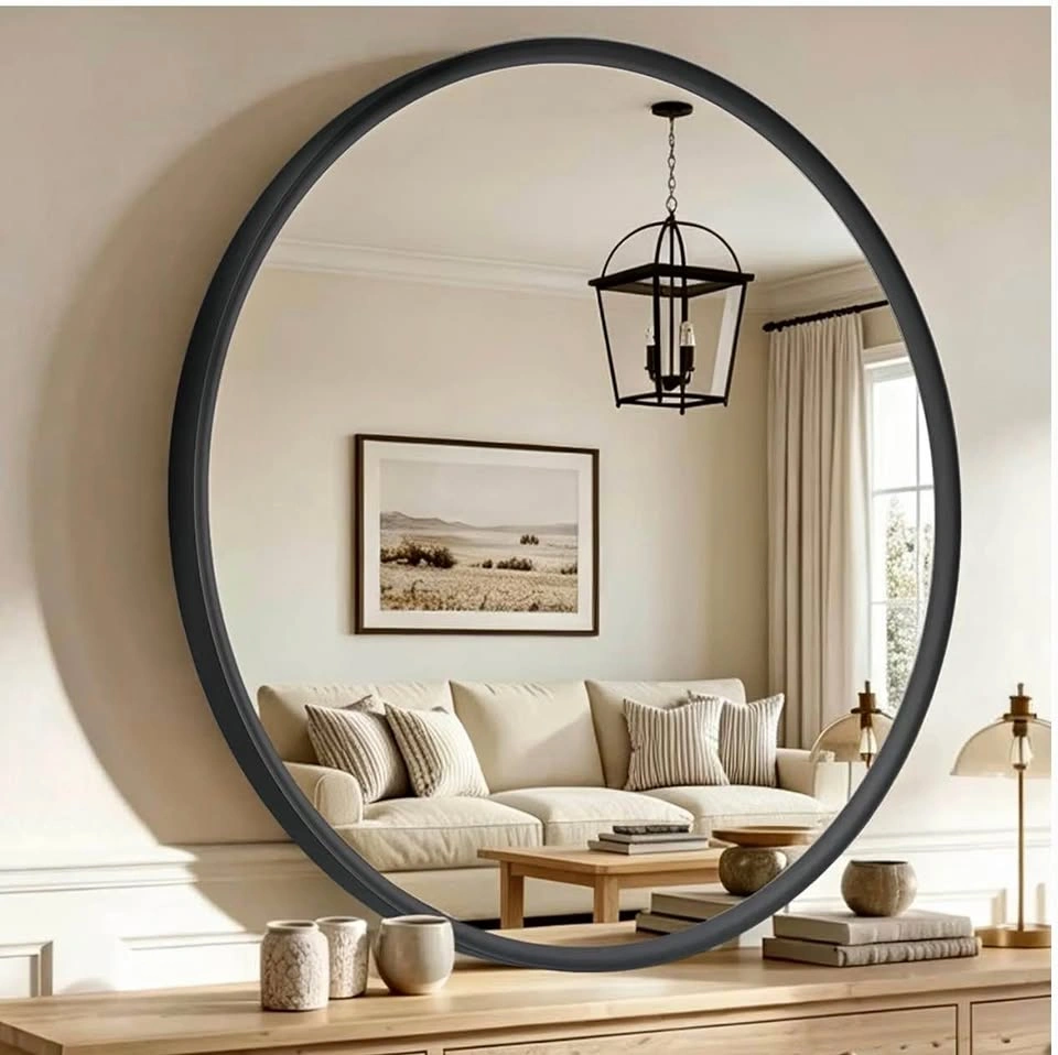 New in Box USHOWER Round Multipurpose Mirror 36-inch
