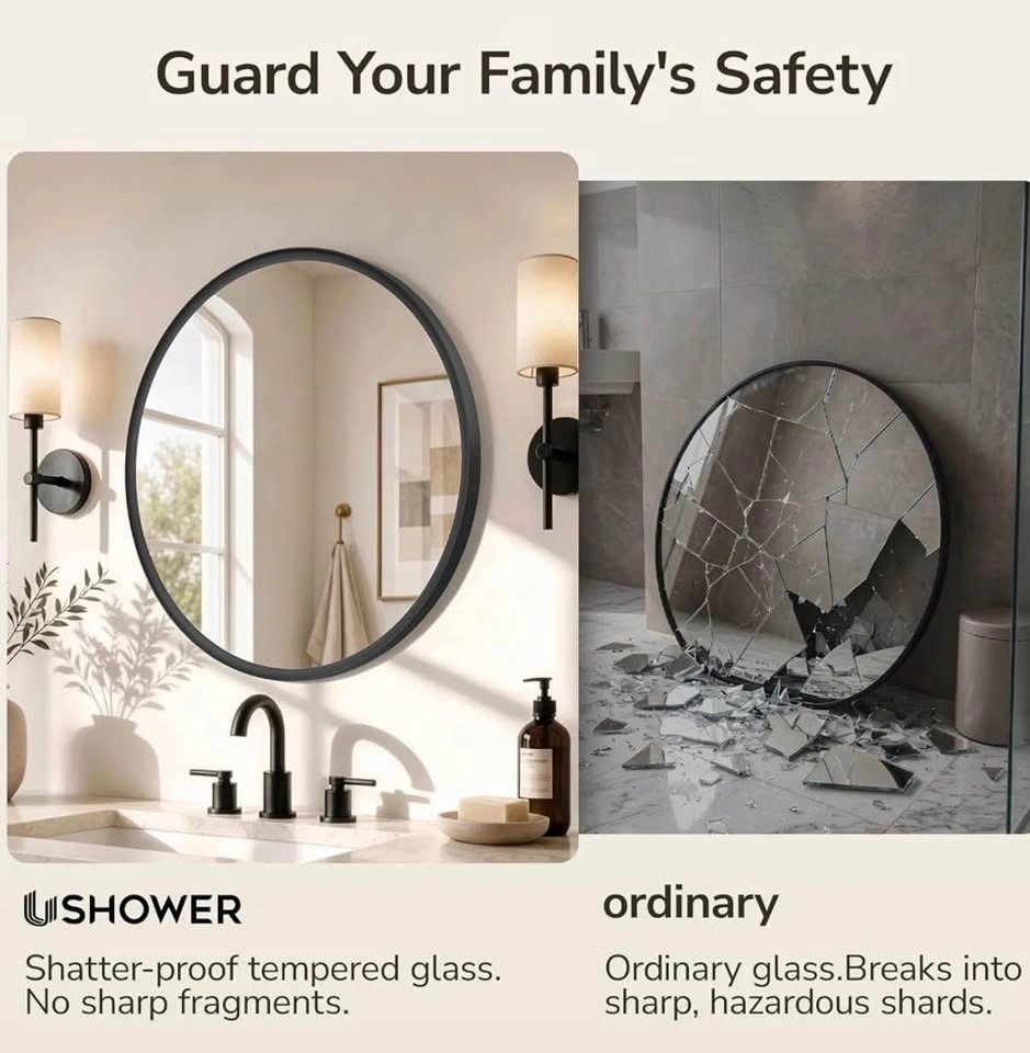 New in Box USHOWER Round Multipurpose Mirror 36-inch - photo 5