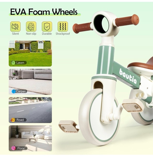BNIB Bautia toddler tricycle in mint - photo 5
