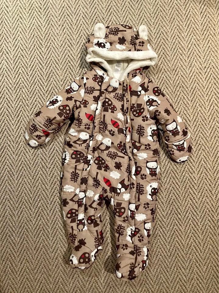 3-6 month baby snow suit